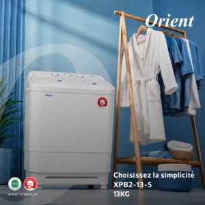 Lave-linge Orient XPB2-13-5 13 kg blanc avec chargement par le haut